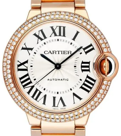 Cartier Ballon Bleu 36mm WE9005Z3 36mm Rose gold Silver