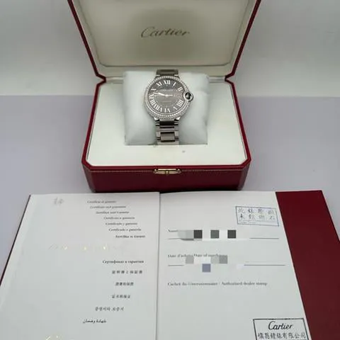 Cartier Ballon Bleu 42mm W69012Z4 42mm Stainless steel Silver