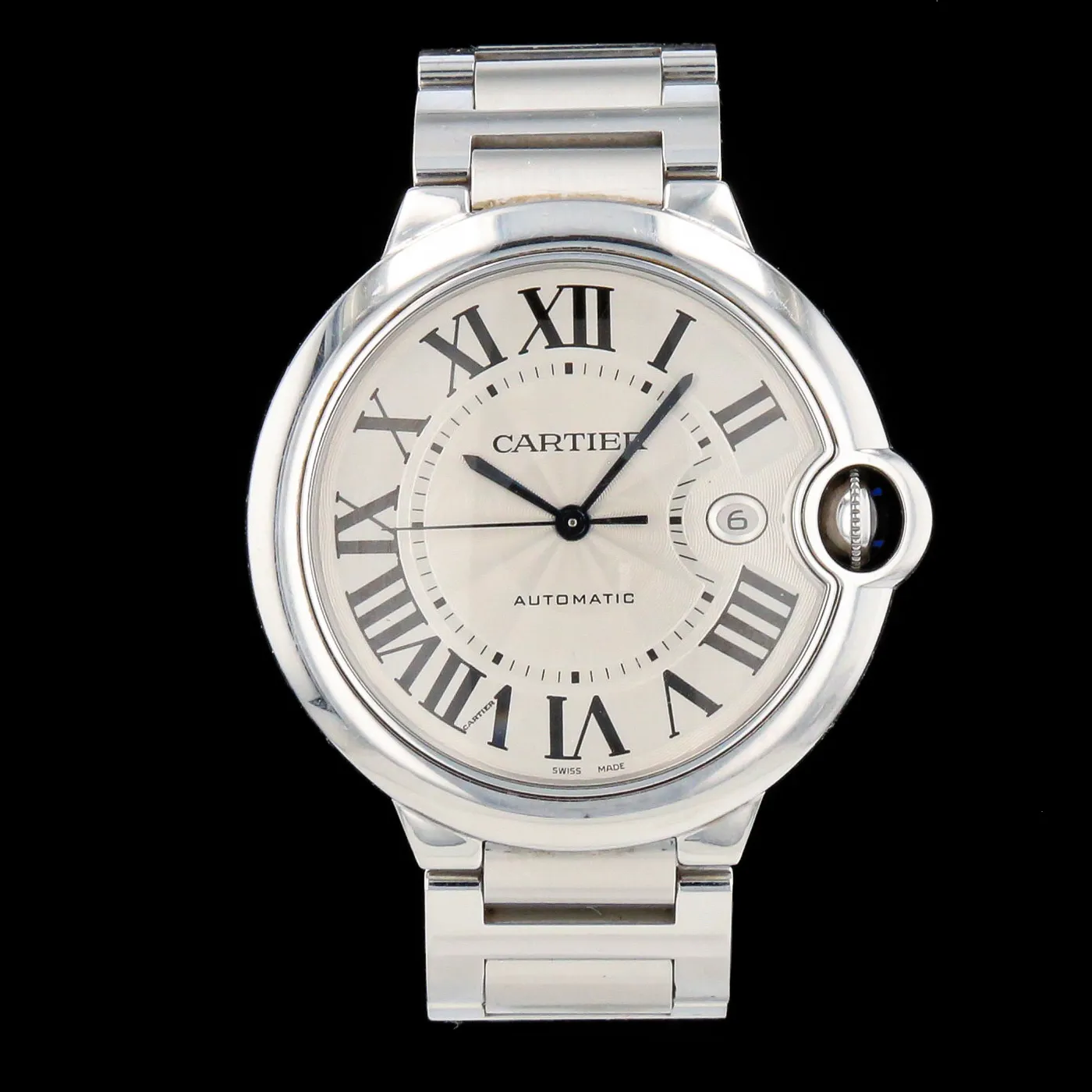 Cartier Ballon Bleu de Cartier 3001 42mm Stainless steel Guilloché