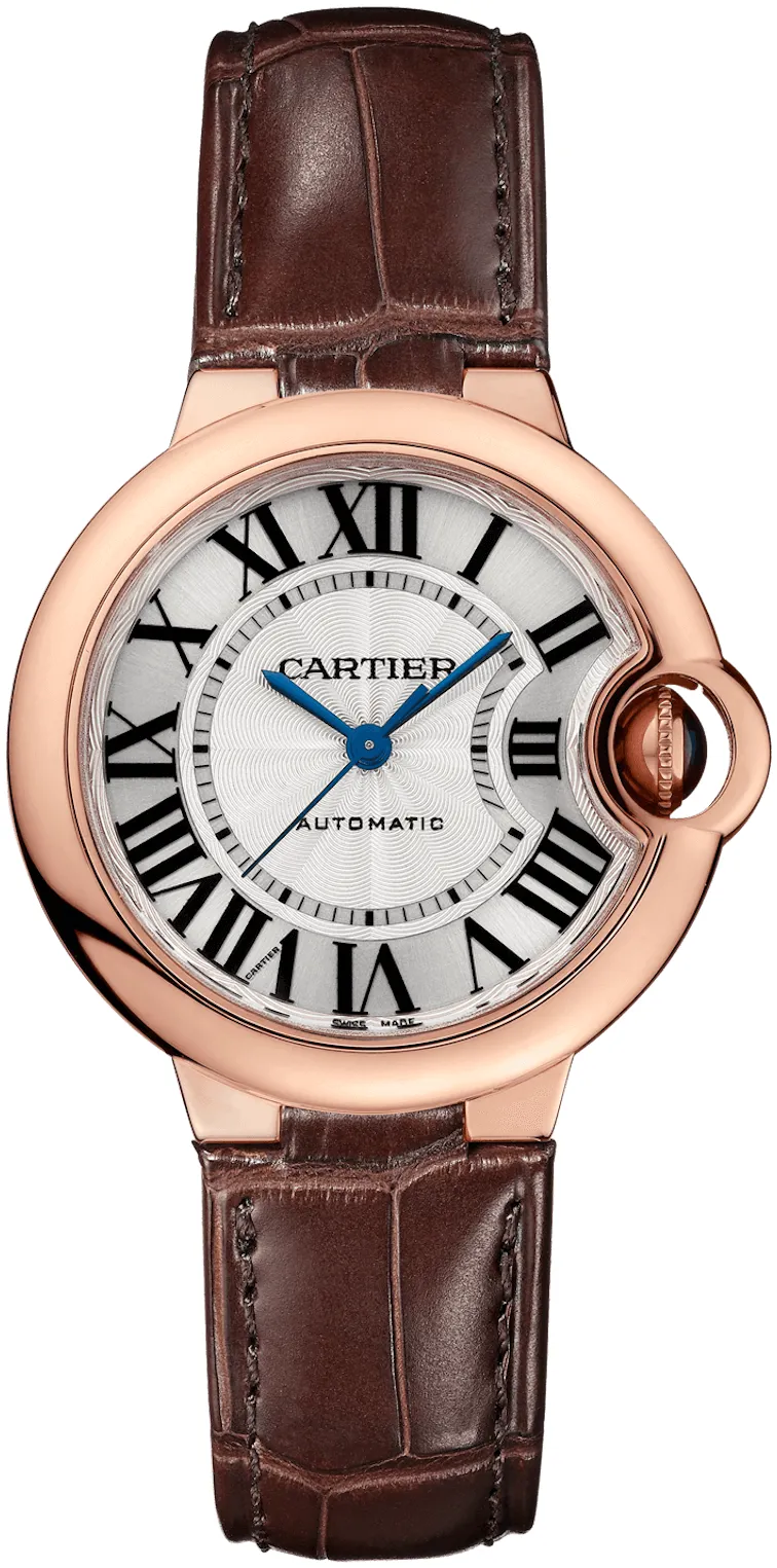 Cartier Ballon Bleu de Cartier W6920097 33mm Rose gold and 18k rose gold White