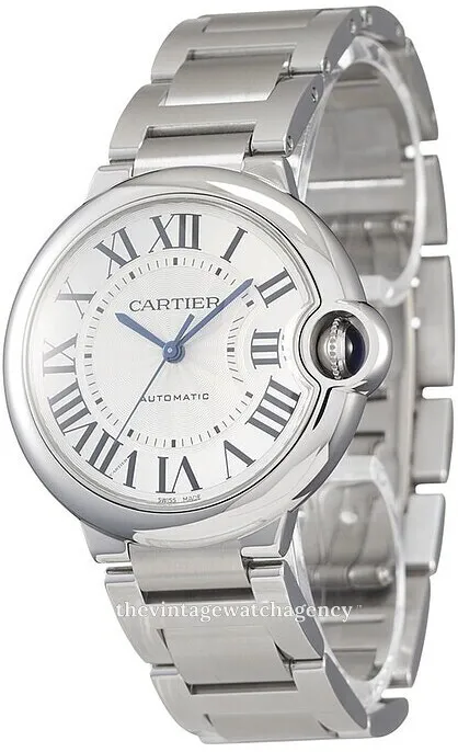 Cartier Ballon Bleu W6920046 36.5mm Stainless steel White 1