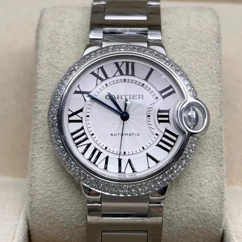 Cartier Ballon Bleu W6920071 33mm Stainless steel White