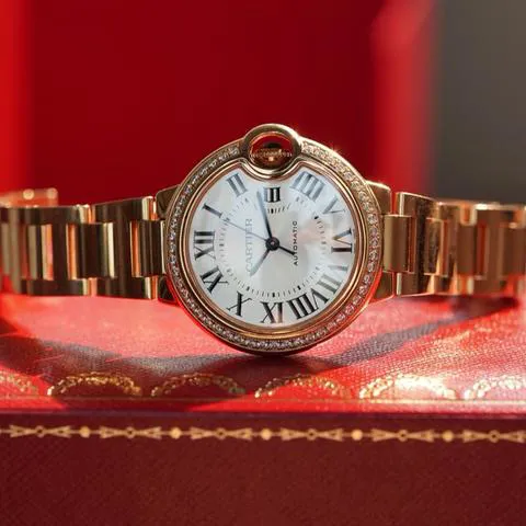 Cartier Ballon Bleu WJBB0036 33mm Rose gold Silver