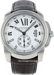 Cartier Calibre de Cartier W7100037 Stainless steel Silver