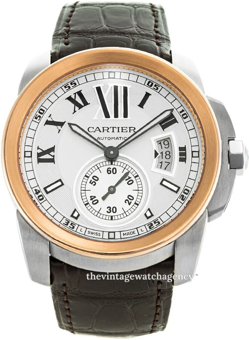 Cartier Calibre de Cartier W7100039 42mm Stainless steel Silver