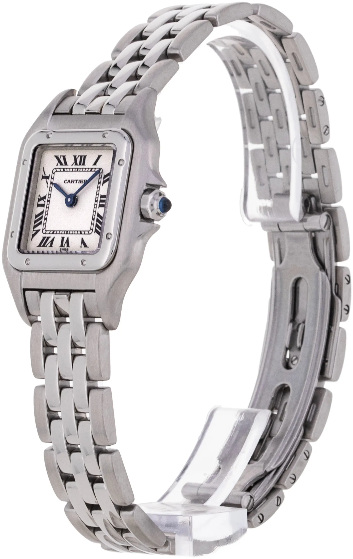 Cartier Panthère W25033P5 22mm Stainless steel Silver Roman Numeral 1