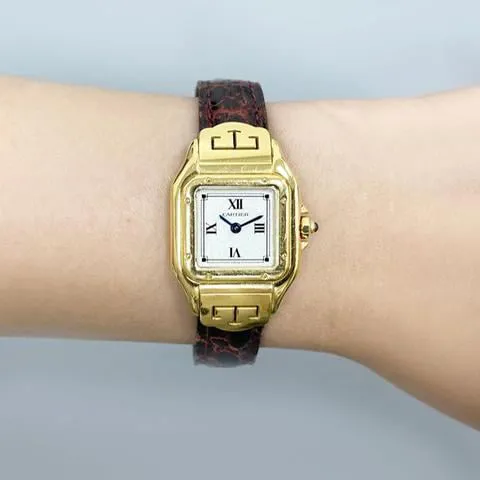 Cartier Panthère W2504431 22mm Yellow gold Gray 7