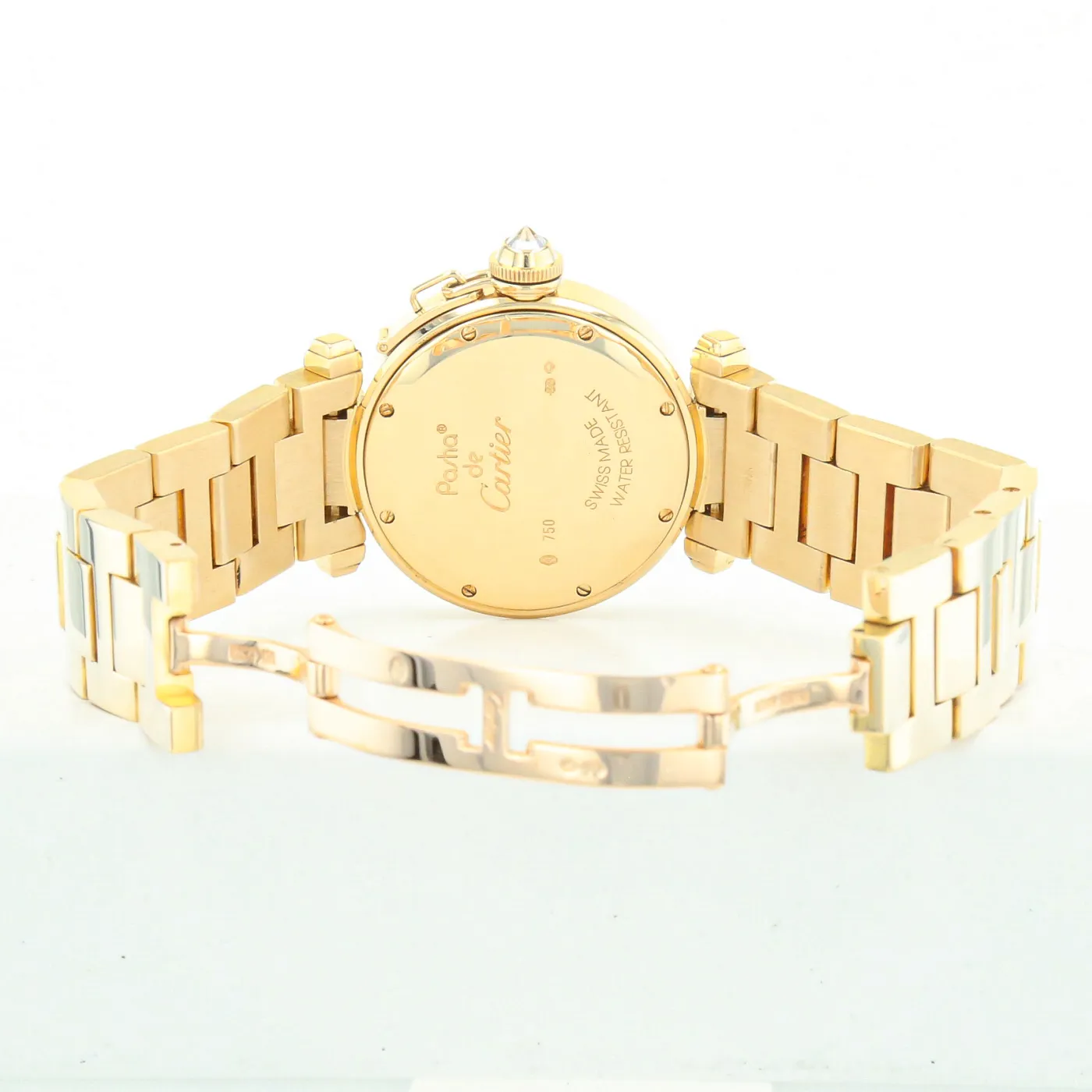 Cartier Pasha 2811 32mm Yellow gold Silver 2