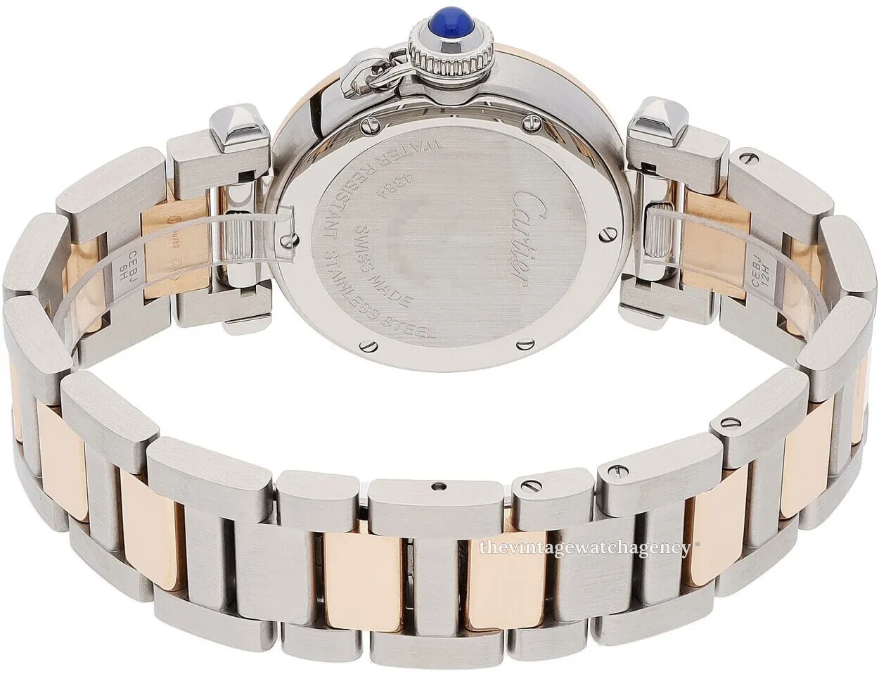 Cartier Pasha de Cartier W2PA0007 30mm Stainless steel White 2