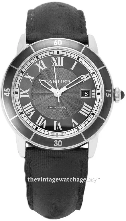 Cartier Ronde Croisière de Cartier WSRN0003 42mm Stainless steel Gray