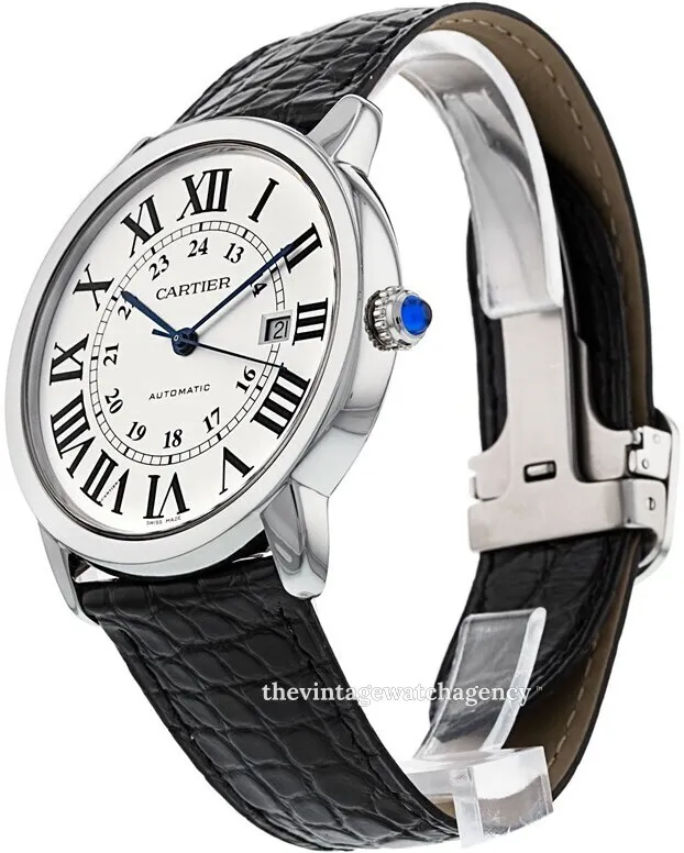 Cartier Ronde Solo de Cartier W6701010 42mm Stainless steel Silver 1