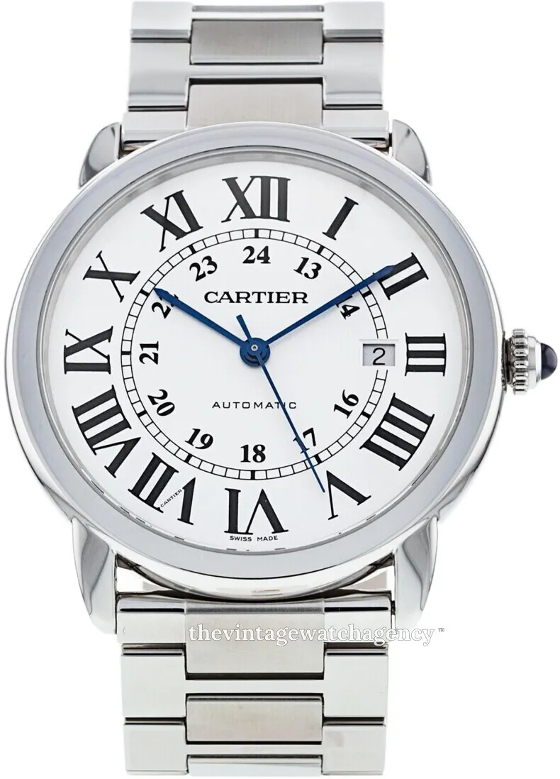 Cartier Ronde Solo de Cartier W6701011 42mm Stainless steel Silver