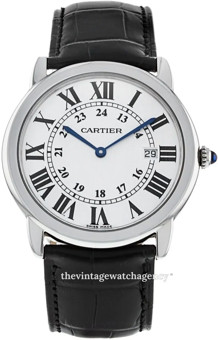 Cartier Ronde Solo W6700255 36mm Stainless steel Silver