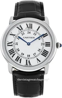 Cartier Ronde Solo W6700255 Stainless steel Silver