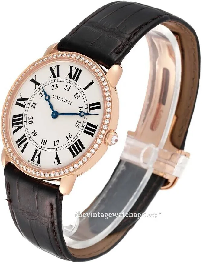 Cartier Ronde WR000651 36mm Rose gold Silver 1