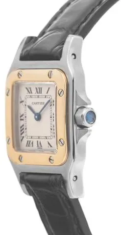 Cartier Santos 1057930 34mm Yellow gold and Stainless steel White 3