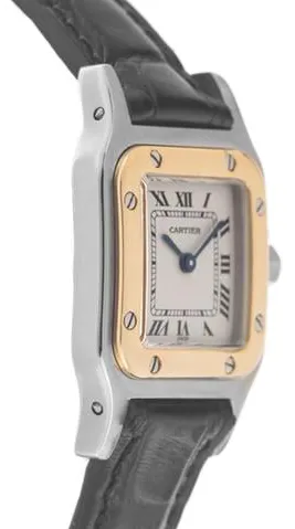 Cartier Santos 1057930 34mm Yellow gold and Stainless steel White 4