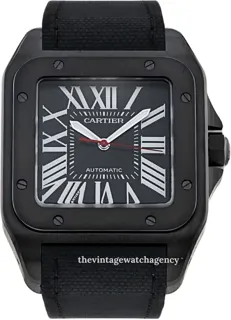 Cartier Santos de Cartier WSSA0006 Stainless steel Black