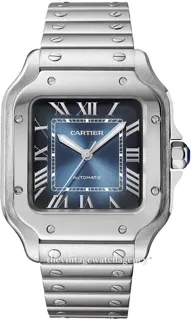 Cartier Santos de Cartier WSSA0063 Stainless steel Blue