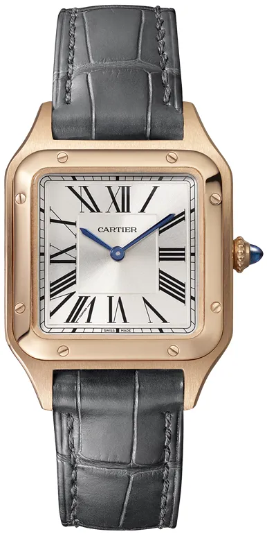 Cartier Santos Dumont WGSA0022 38mm Rose gold and 18k rose gold Silver