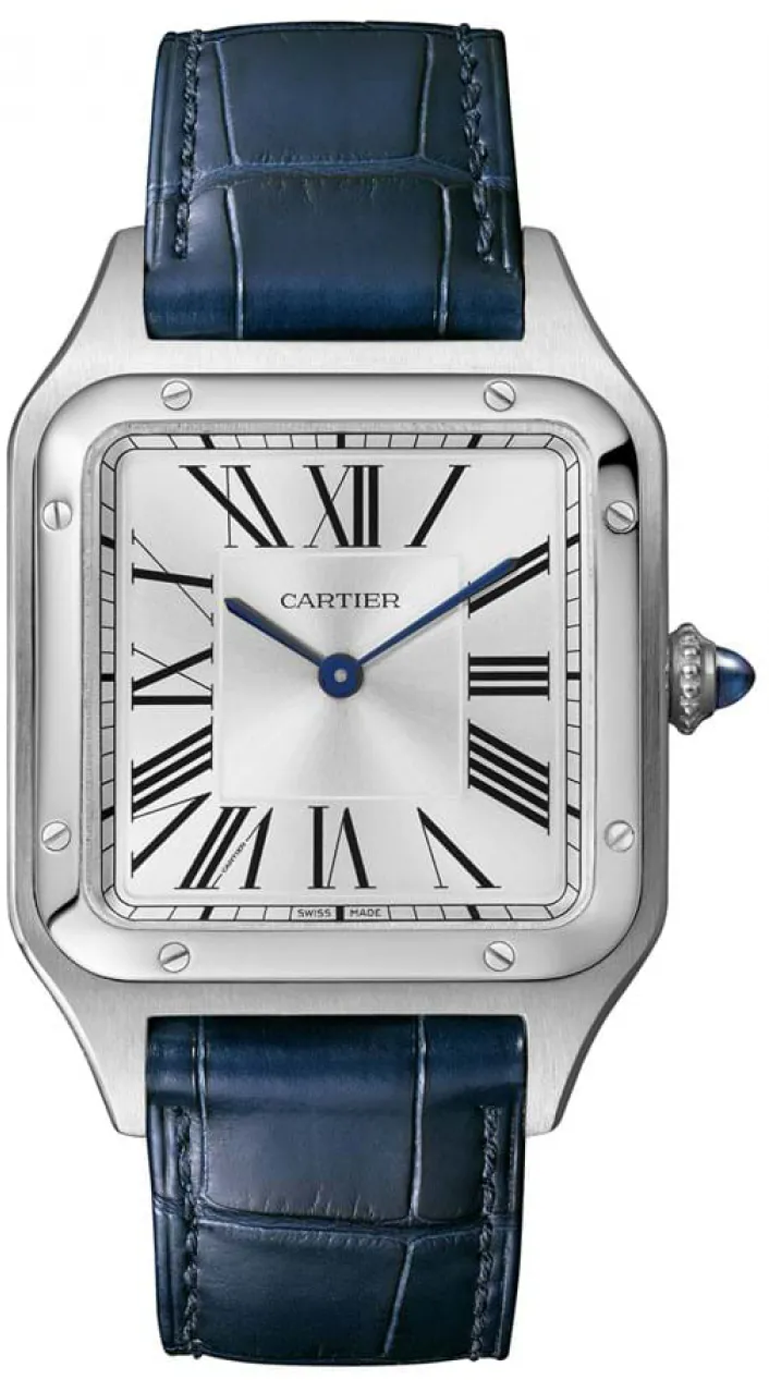 Cartier Santos Dumont WSSA0022 43.5mm Stainless steel Silver