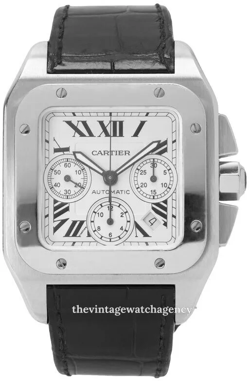 Cartier Santos W20090X8 Stainless steel Silver