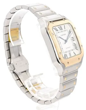 Cartier Santos W2SA0009 40mm Yellow gold and Stainless steel Silver 2