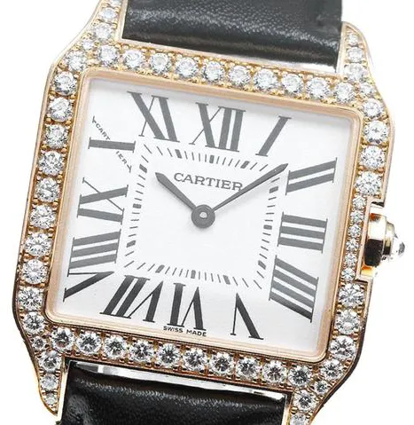 Cartier Santos WH100351 31mm Rose gold Champagne