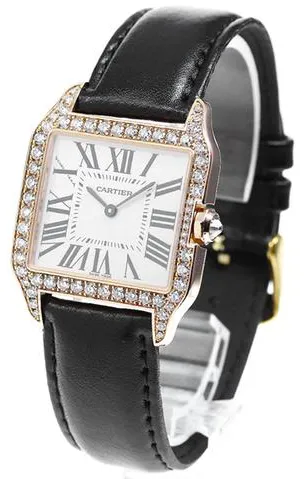 Cartier Santos WH100351 31mm Rose gold Champagne 1