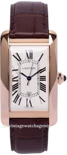 Cartier Tank Américaine W2609156 18k rose gold Silver