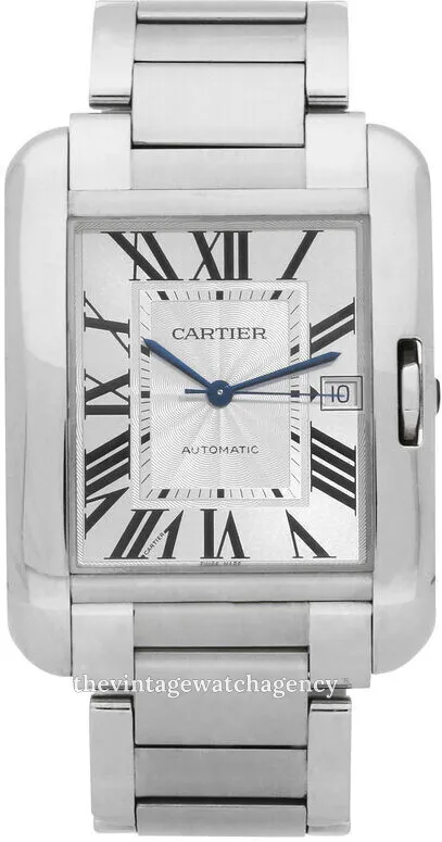 Cartier Tank Anglaise w5310008 Stainless steel Silver