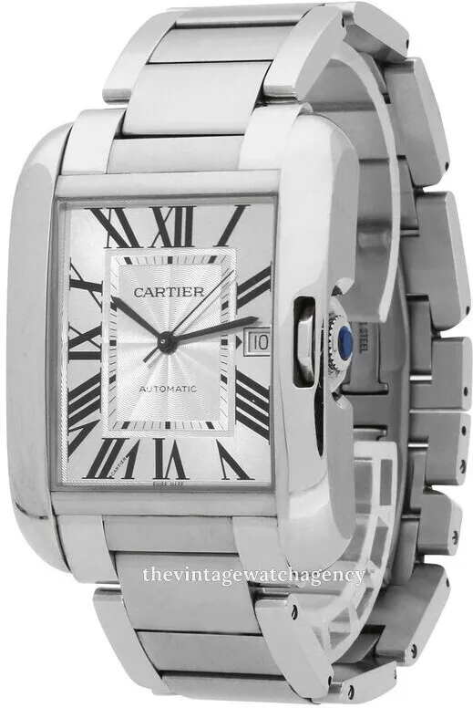 Cartier Tank Anglaise w5310008 Stainless steel Silver 1