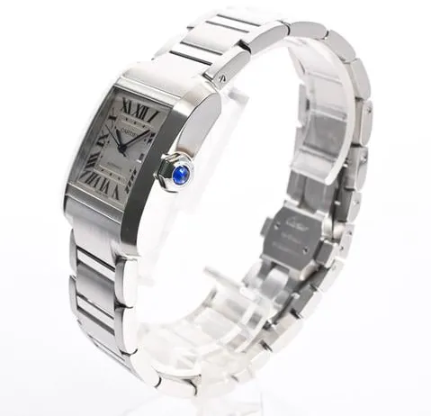 Cartier Tank Française WSTA0067 30mm Stainless steel Silver 1