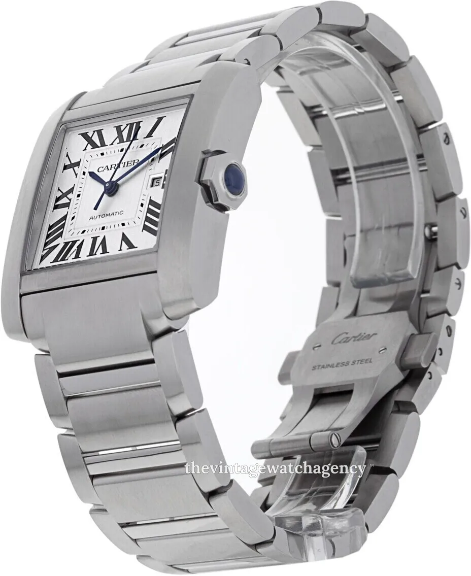 Cartier Tank Française WSTA0067 Stainless steel Silver 1