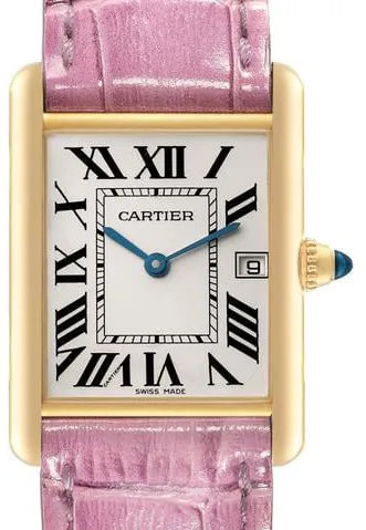 Cartier Tank Louis Cartier W1529756 25mm Yellow gold Silver