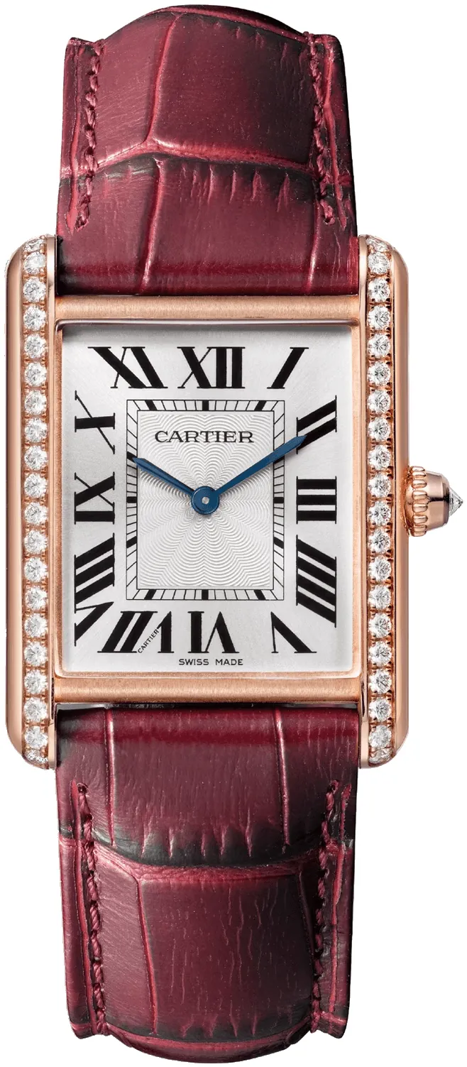 Cartier Tank Louis Cartier WJTA0038 33.5mm Rose gold and 18k rose gold Silver