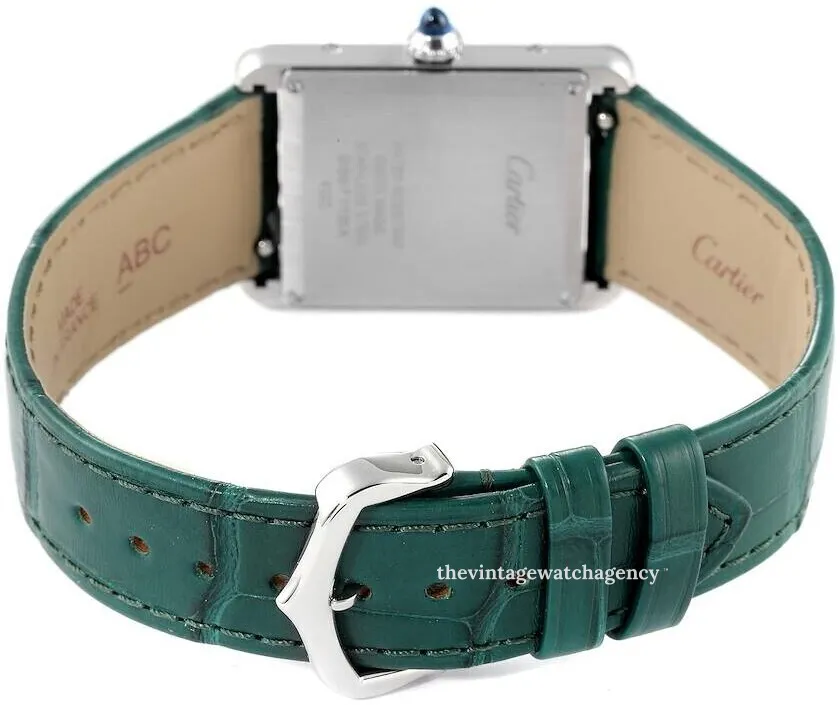 Cartier Tank Must WSTA0056 Stainless steel Green 6