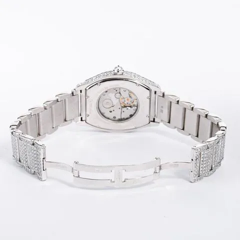 Cartier Tortue WA5043MC 34mm White gold Silver 4