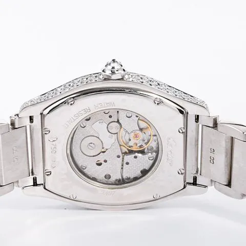 Cartier Tortue WA5043MC 34mm White gold Silver 5