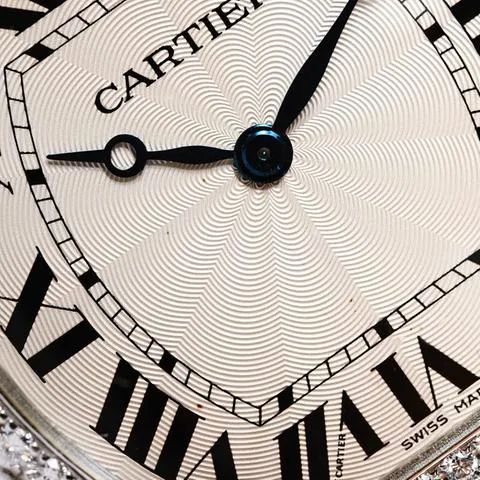 Cartier Tortue WA5043MC 34mm White gold Silver 8