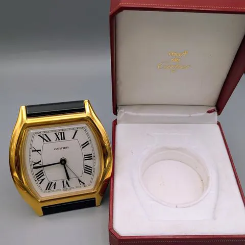 Cartier Tortue 75mm Yellow gold White 1