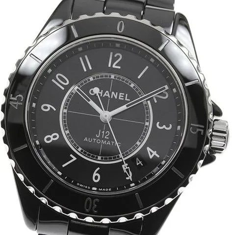 Chanel J12 H5697 38mm Black ceramic Black