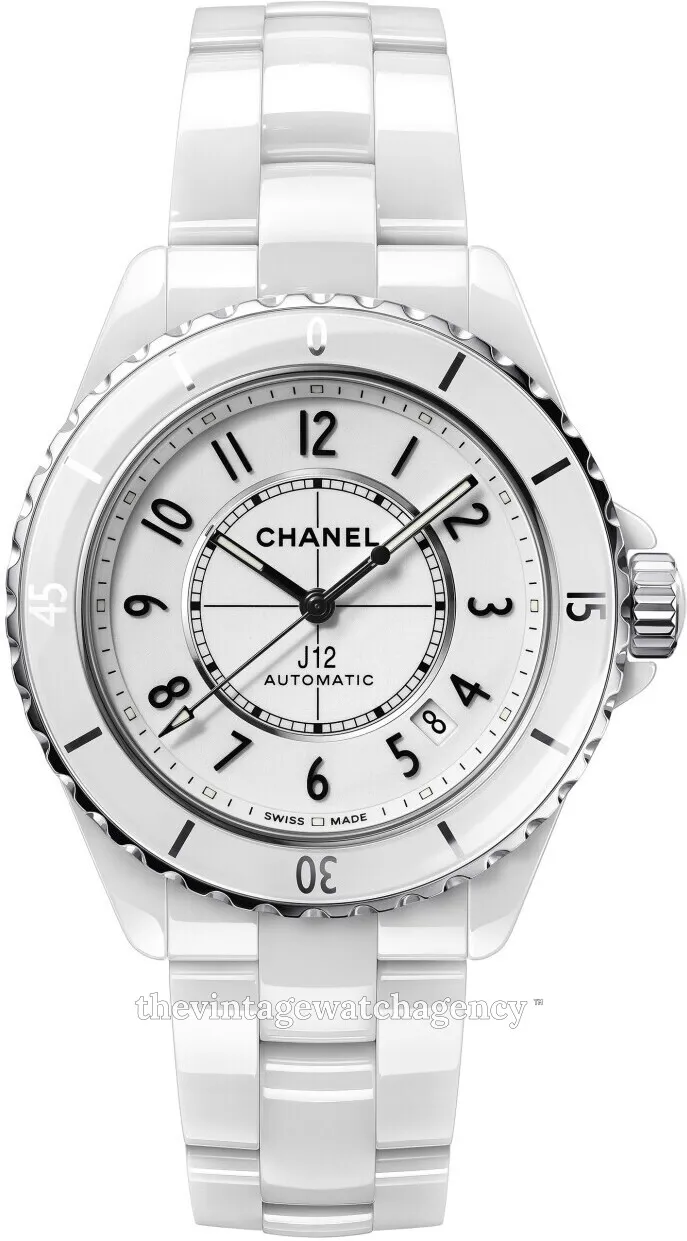 Chanel J12 H5700 38mm White ceramic White