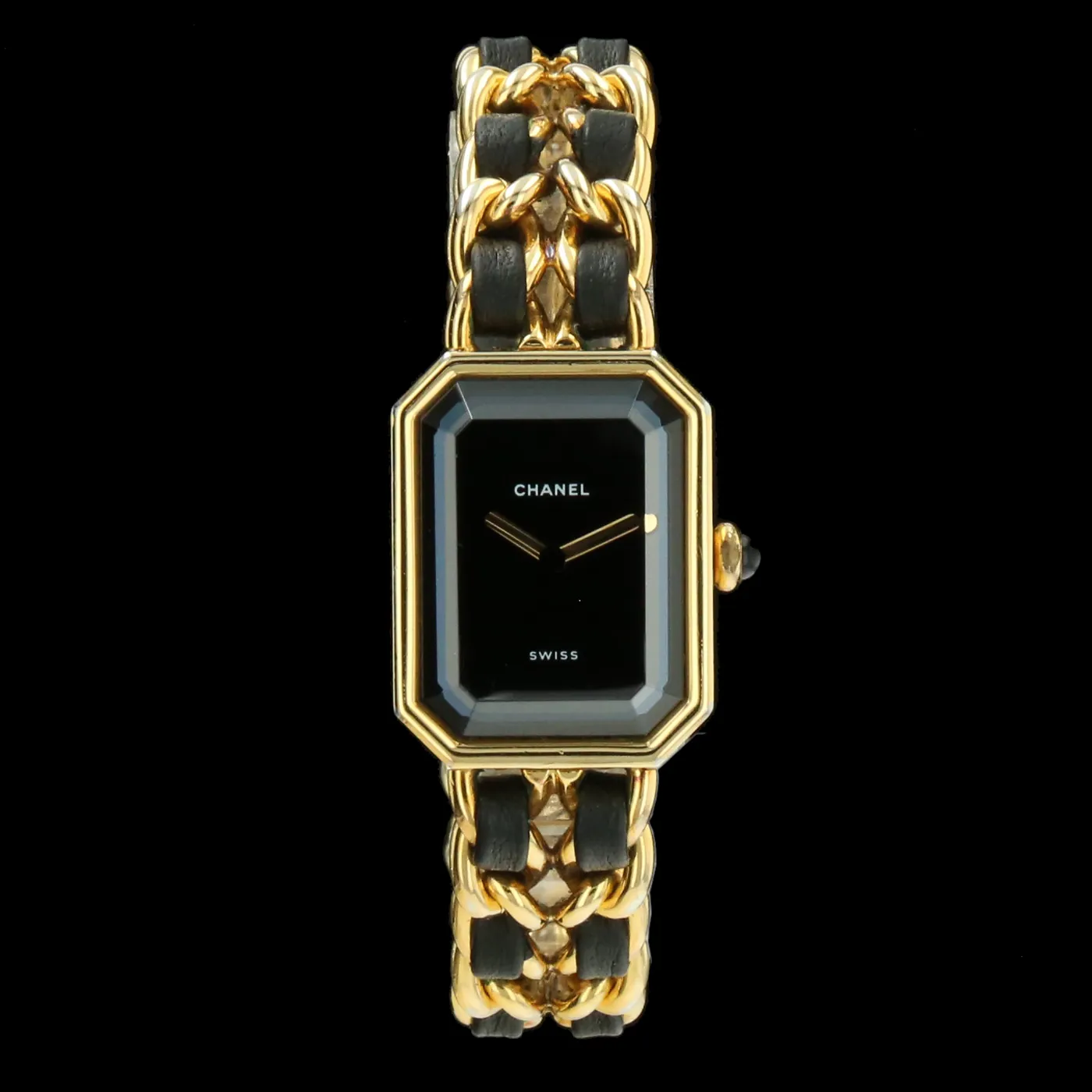 Chanel Premier H001 30mm Yellow gold Black