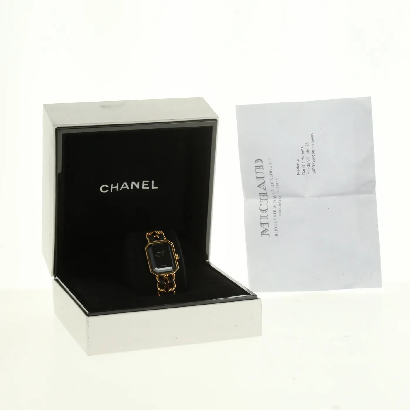 Chanel Premier H001 30mm Yellow gold Black 3