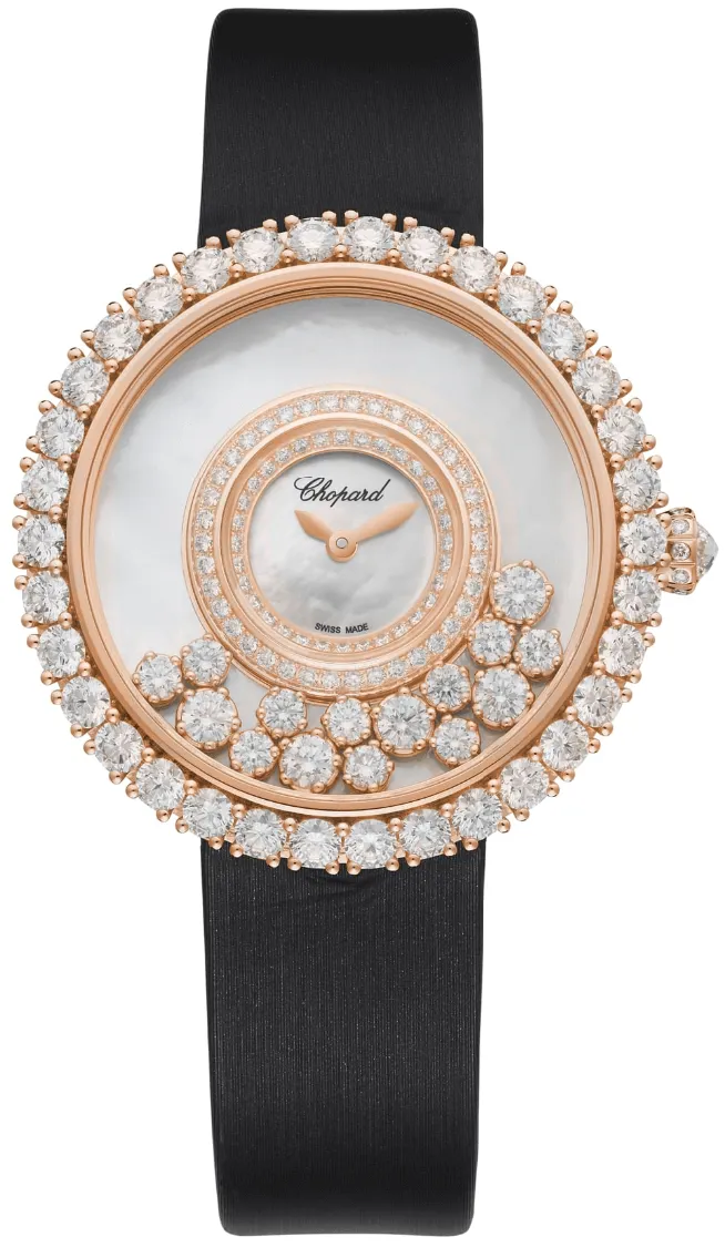 Chopard Happy Diamonds 204445-5001 38mm Rose gold and 18k rose gold Mother-of-pearl