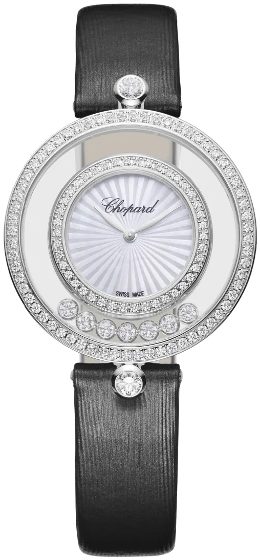 Chopard Happy Diamonds 209426-1201 32mm White gold and Diamond Mother-of-pearl