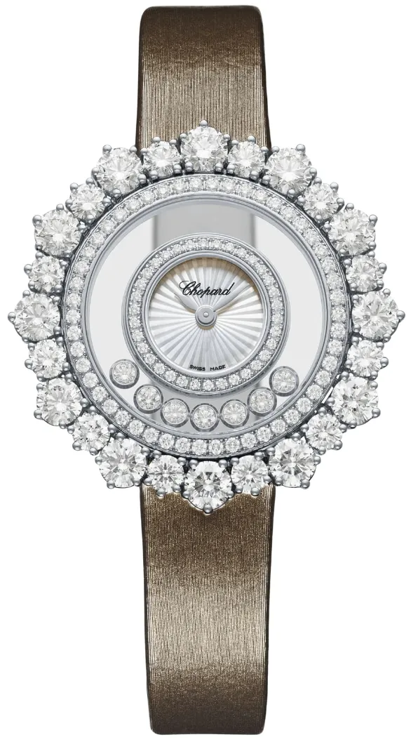 Chopard Happy Diamonds 209436-1002 36mm White gold and Diamond Mother-of-pearl