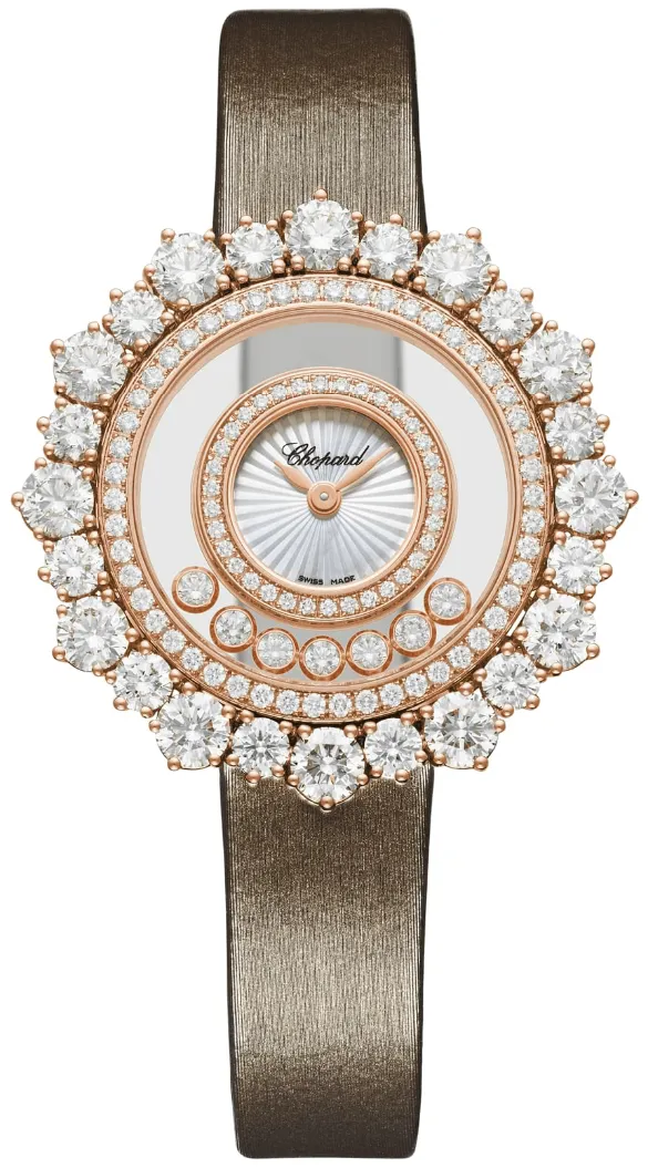 Chopard Happy Diamonds 209436-5002 36mm Rose gold and Diamond Mother-of-pearl