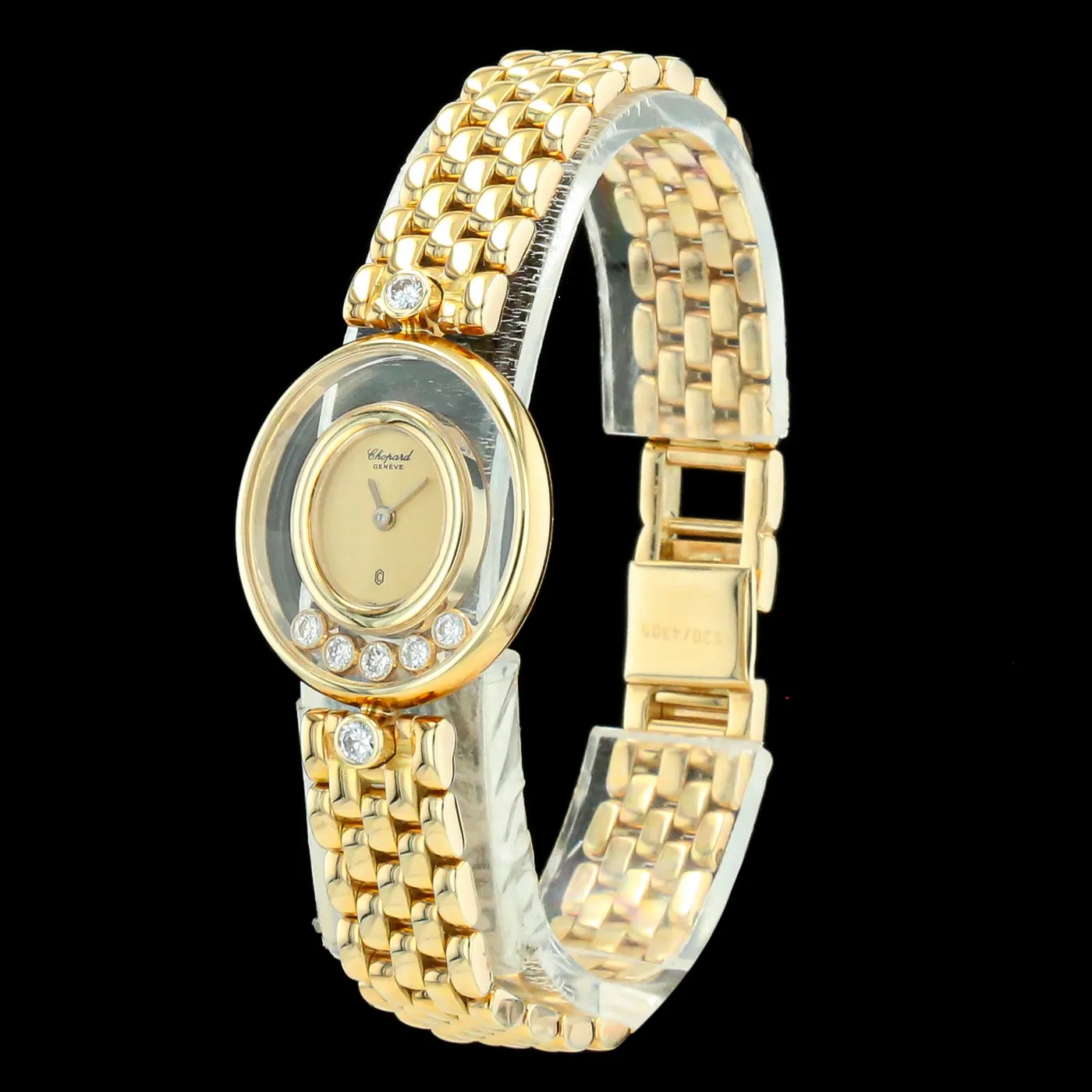 Chopard Happy Diamonds 204305-0001 21mm Yellow gold 1